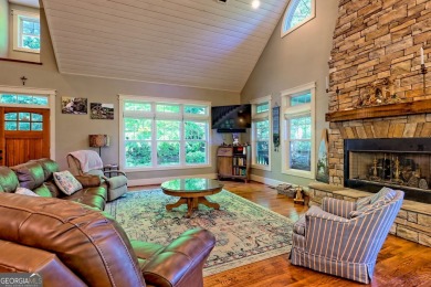 Nestled in private S/D and end of road privacy, an elegant on Sky Valley Resort and Country Club in Georgia - for sale on GolfHomes.com, golf home, golf lot