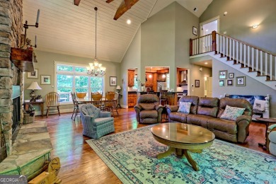 Nestled in private S/D and end of road privacy, an elegant on Sky Valley Resort and Country Club in Georgia - for sale on GolfHomes.com, golf home, golf lot