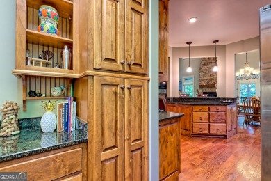 Nestled in private S/D and end of road privacy, an elegant on Sky Valley Resort and Country Club in Georgia - for sale on GolfHomes.com, golf home, golf lot