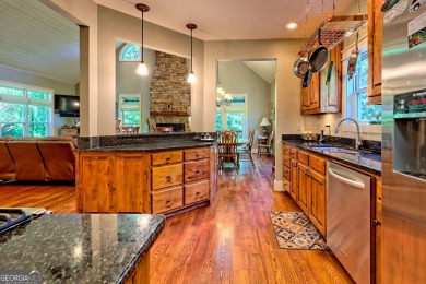 Nestled in private S/D and end of road privacy, an elegant on Sky Valley Resort and Country Club in Georgia - for sale on GolfHomes.com, golf home, golf lot