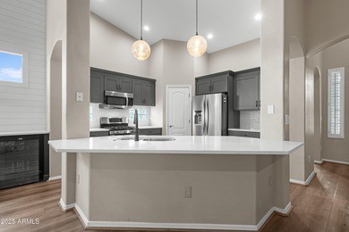 Discover carefree living in this beautifully remodeled 3 bedroom on Pueblo Del Sol Country Club in Arizona - for sale on GolfHomes.com, golf home, golf lot