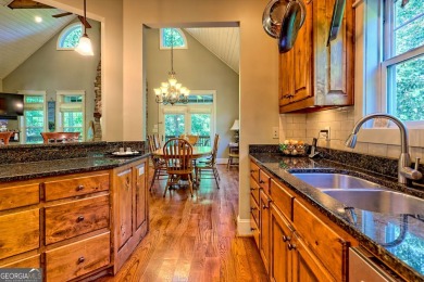 Nestled in private S/D and end of road privacy, an elegant on Sky Valley Resort and Country Club in Georgia - for sale on GolfHomes.com, golf home, golf lot