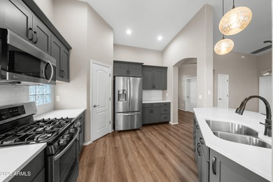 Discover carefree living in this beautifully remodeled 3 bedroom on Pueblo Del Sol Country Club in Arizona - for sale on GolfHomes.com, golf home, golf lot