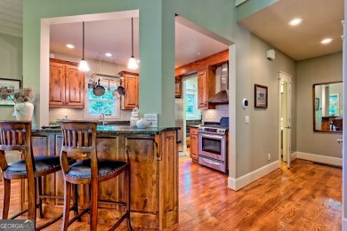 Nestled in private S/D and end of road privacy, an elegant on Sky Valley Resort and Country Club in Georgia - for sale on GolfHomes.com, golf home, golf lot