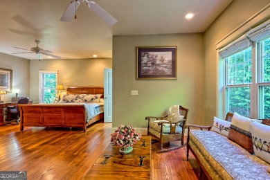 Nestled in private S/D and end of road privacy, an elegant on Sky Valley Resort and Country Club in Georgia - for sale on GolfHomes.com, golf home, golf lot