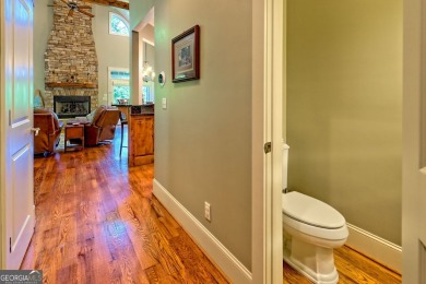 Nestled in private S/D and end of road privacy, an elegant on Sky Valley Resort and Country Club in Georgia - for sale on GolfHomes.com, golf home, golf lot