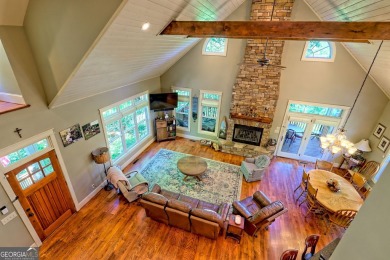 Nestled in private S/D and end of road privacy, an elegant on Sky Valley Resort and Country Club in Georgia - for sale on GolfHomes.com, golf home, golf lot