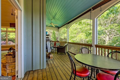 Nestled in private S/D and end of road privacy, an elegant on Sky Valley Resort and Country Club in Georgia - for sale on GolfHomes.com, golf home, golf lot