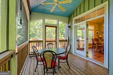 Nestled in private S/D and end of road privacy, an elegant on Sky Valley Resort and Country Club in Georgia - for sale on GolfHomes.com, golf home, golf lot