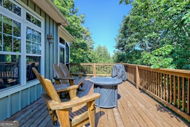 Nestled in private S/D and end of road privacy, an elegant on Sky Valley Resort and Country Club in Georgia - for sale on GolfHomes.com, golf home, golf lot