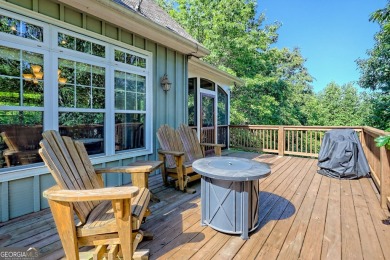 Nestled in private S/D and end of road privacy, an elegant on Sky Valley Resort and Country Club in Georgia - for sale on GolfHomes.com, golf home, golf lot