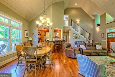 Nestled in private S/D and end of road privacy, an elegant on Sky Valley Resort and Country Club in Georgia - for sale on GolfHomes.com, golf home, golf lot