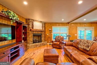 Nestled in private S/D and end of road privacy, an elegant on Sky Valley Resort and Country Club in Georgia - for sale on GolfHomes.com, golf home, golf lot