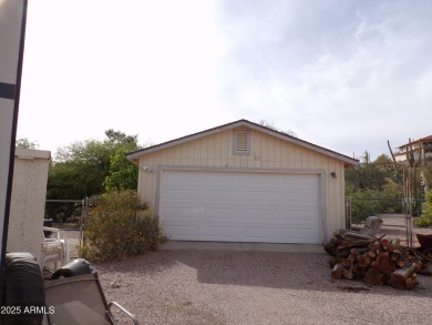 Golf Course Manufactured Home  on large lot with a 2 car garage on Queen Valley Golf Course in Arizona - for sale on GolfHomes.com, golf home, golf lot