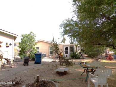 Golf Course Manufactured Home  on large lot with a 2 car garage on Queen Valley Golf Course in Arizona - for sale on GolfHomes.com, golf home, golf lot
