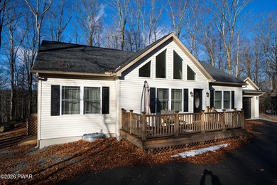 Enjoy easy one-level living in this next-to-new contemporary on The Hideout Golf in Pennsylvania - for sale on GolfHomes.com, golf home, golf lot