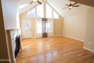 Enjoy easy one-level living in this next-to-new contemporary on The Hideout Golf in Pennsylvania - for sale on GolfHomes.com, golf home, golf lot