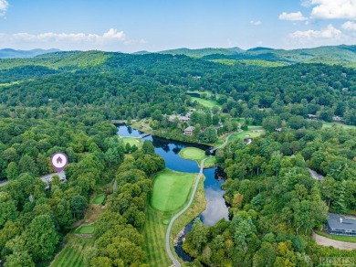 Welcome to your perfectly-sized mountain retreat located on Highlands Falls Country Club in North Carolina - for sale on GolfHomes.com, golf home, golf lot