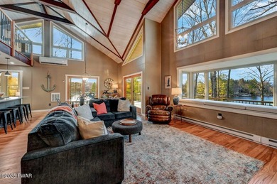 Stunning Roamingwood Lakefront Retreat in The Hideout - Fully on The Hideout Golf in Pennsylvania - for sale on GolfHomes.com, golf home, golf lot