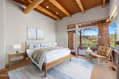 Perched on 1.4 wooded acres is a stunning Sedona red-rock home on Capital Canyon Club in Arizona - for sale on GolfHomes.com, golf home, golf lot