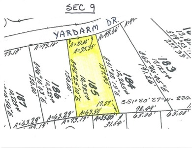 9/185 Cleared, oversized lot (10,385 sq ft).  Seller has put in on Captains Cove Golf and Yacht Club in Virginia - for sale on GolfHomes.com, golf home, golf lot
