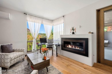 Perched on 1.4 wooded acres is a stunning Sedona red-rock home on Capital Canyon Club in Arizona - for sale on GolfHomes.com, golf home, golf lot