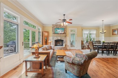 Nestled at the end of a quiet cul-de-sac, this five-bedroom on Big Canoe Golf Club - Cherokee in Georgia - for sale on GolfHomes.com, golf home, golf lot