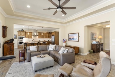 Prepare to be pleased with this ever so popular Treviso model on Tuscany Falls At Pebble Creek in Arizona - for sale on GolfHomes.com, golf home, golf lot