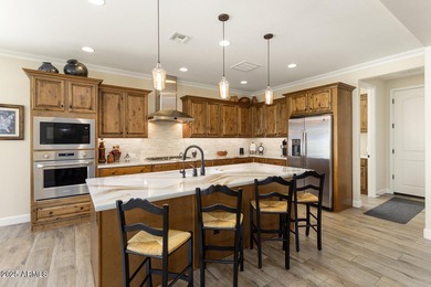 Prepare to be pleased with this ever so popular Treviso model on Tuscany Falls At Pebble Creek in Arizona - for sale on GolfHomes.com, golf home, golf lot