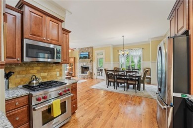 Nestled at the end of a quiet cul-de-sac, this five-bedroom on Big Canoe Golf Club - Cherokee in Georgia - for sale on GolfHomes.com, golf home, golf lot