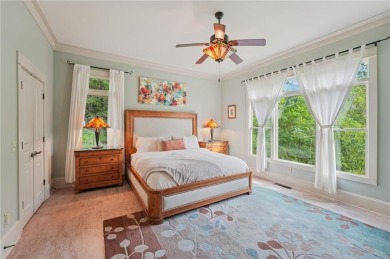 Nestled at the end of a quiet cul-de-sac, this five-bedroom on Big Canoe Golf Club - Cherokee in Georgia - for sale on GolfHomes.com, golf home, golf lot