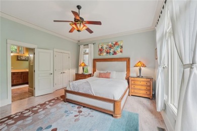 Nestled at the end of a quiet cul-de-sac, this five-bedroom on Big Canoe Golf Club - Cherokee in Georgia - for sale on GolfHomes.com, golf home, golf lot