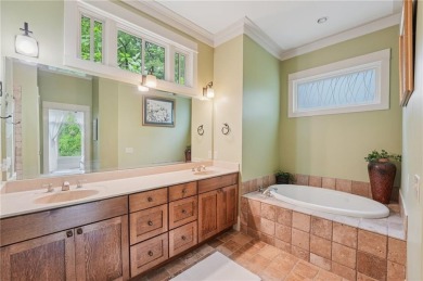 Nestled at the end of a quiet cul-de-sac, this five-bedroom on Big Canoe Golf Club - Cherokee in Georgia - for sale on GolfHomes.com, golf home, golf lot