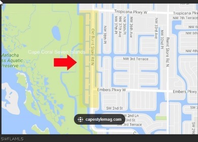 GULF ACCESS WATERFRONT lot with boating access to the Gulf of on Burnt Store Golf Club in Florida - for sale on GolfHomes.com, golf home, golf lot