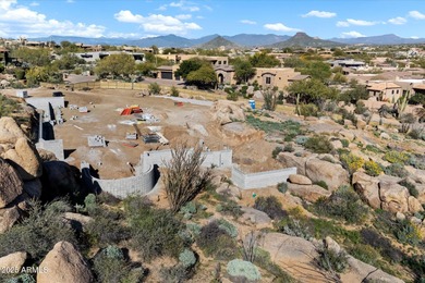 Welcome to this exceptional 6422 square foot new build nestled on Troon North Golf Club  in Arizona - for sale on GolfHomes.com, golf home, golf lot