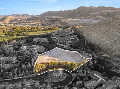 An exceptional opportunity to build a custom estate within the on Southern Highlands Golf Club in Nevada - for sale on GolfHomes.com, golf home, golf lot