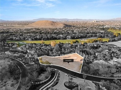 An exceptional opportunity to build a custom estate within the on Southern Highlands Golf Club in Nevada - for sale on GolfHomes.com, golf home, golf lot