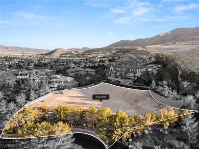An exceptional opportunity to build a custom estate within the on Southern Highlands Golf Club in Nevada - for sale on GolfHomes.com, golf home, golf lot