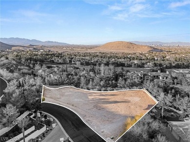 An exceptional opportunity to build a custom estate within the on Southern Highlands Golf Club in Nevada - for sale on GolfHomes.com, golf home, golf lot