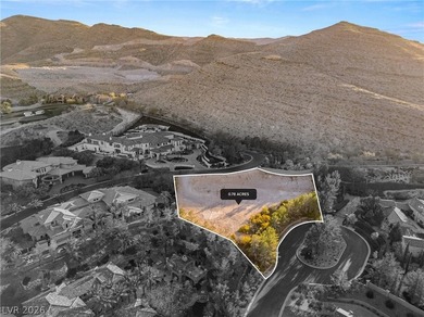 An exceptional opportunity to build a custom estate within the on Southern Highlands Golf Club in Nevada - for sale on GolfHomes.com, golf home, golf lot