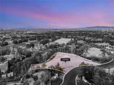 An exceptional opportunity to build a custom estate within the on Southern Highlands Golf Club in Nevada - for sale on GolfHomes.com, golf home, golf lot