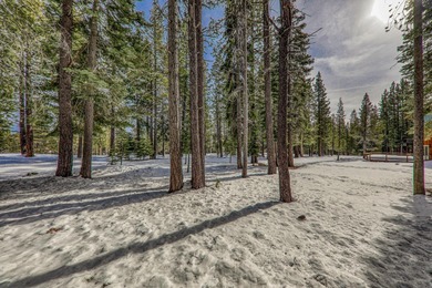 Positioned on the 9th fairway of the Tahoe Donner Golf Course on Tahoe Donner Golf Course in California - for sale on GolfHomes.com, golf home, golf lot