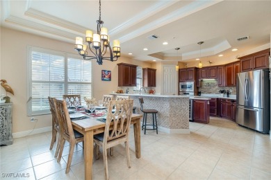 This Valencia Villas at Bay Beach home features nearly 2,800 sq on Fort Myers Beach and Golf Club in Florida - for sale on GolfHomes.com, golf home, golf lot