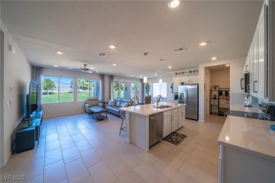 Stunning single-story Marigold floorplan located on the golf on Mountain Falls Golf Course in Nevada - for sale on GolfHomes.com, golf home, golf lot