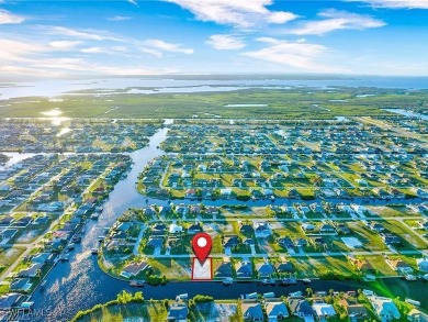 Seawall Newly Installed! Beautiful waterfront property. Gulf on Burnt Store Golf Club in Florida - for sale on GolfHomes.com, golf home, golf lot