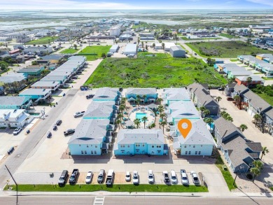 This end-unit, townhouse-style condo is perfectly located near on Palmilla Beach Golf Club in Texas - for sale on GolfHomes.com, golf home, golf lot