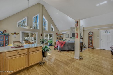 Nestled amongst the trees that surround the golf course in The on The Hideout Golf in Pennsylvania - for sale on GolfHomes.com, golf home, golf lot