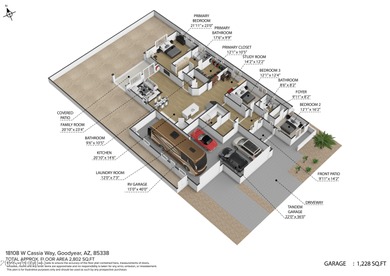 Beautiful 3-bedroom home in Estrella Mountain! Nestled in a on Estrella Mountain Ranch Golf Course in Arizona - for sale on GolfHomes.com, golf home, golf lot