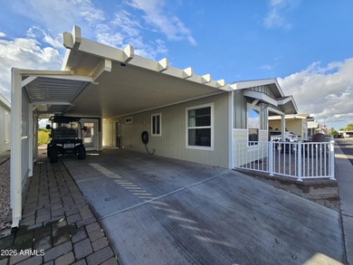 Location, location! This stunning 3-bedroom, 2-bathroom home has on Viewpoint Golf Resort in Arizona - for sale on GolfHomes.com, golf home, golf lot