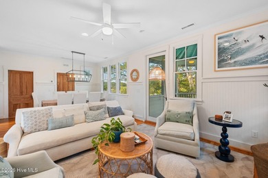 Located on a high homesite overlooking the 13th tee of the Bald on Bald Head Island Golf Club in North Carolina - for sale on GolfHomes.com, golf home, golf lot